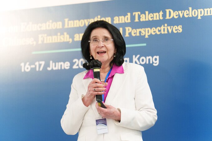 NIEMI Hannele教授分享「教育新实践：构建全教育生态系统下的学习与评估新思维」的看法